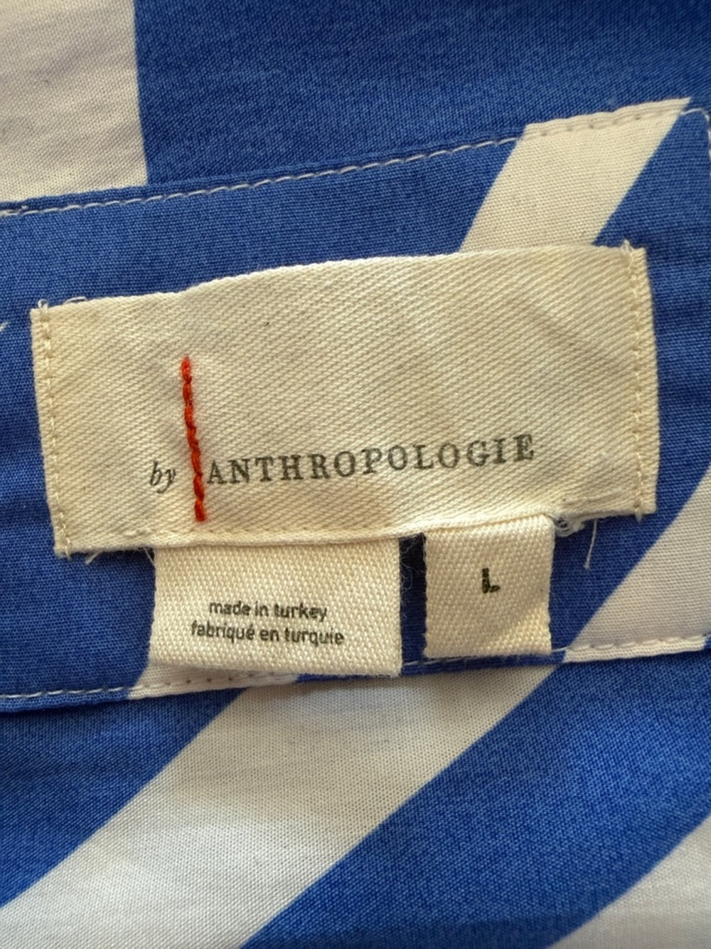 Anthropologie The Somerset Maxi Dress in shades of blue and white - Picture 7 of 7
